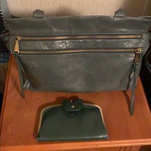 Hobo leather purse and wallet.